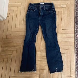 Size 26 (2) loft deep blue jeans